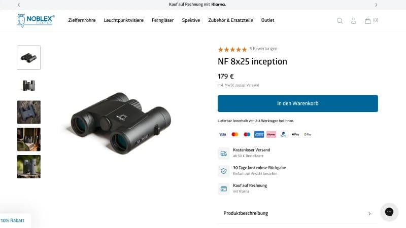 Shopify ecommerce website